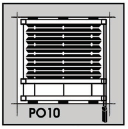 Plissé roleta typ PO10